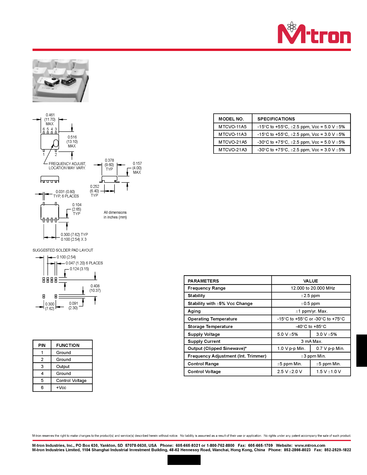MTCVO11 datasheet, circuit