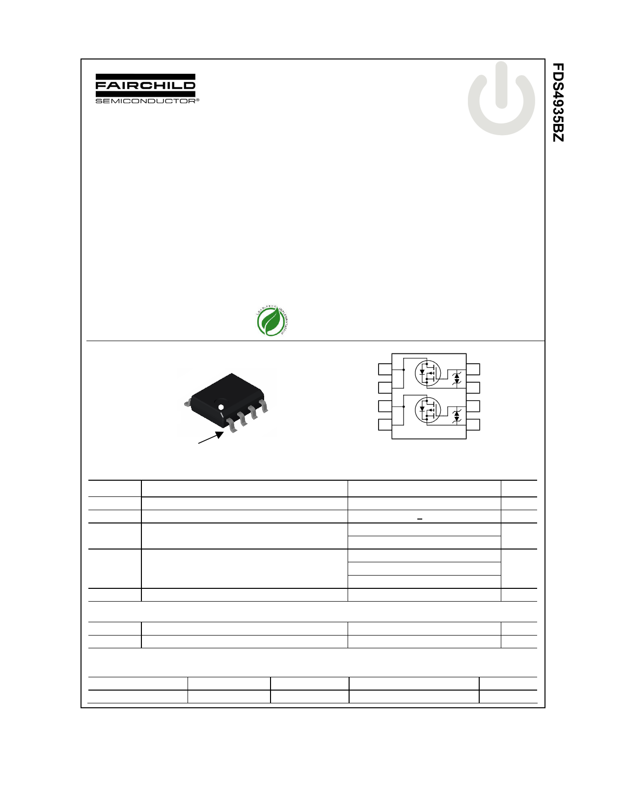 FDS4935BZ datasheet, circuit