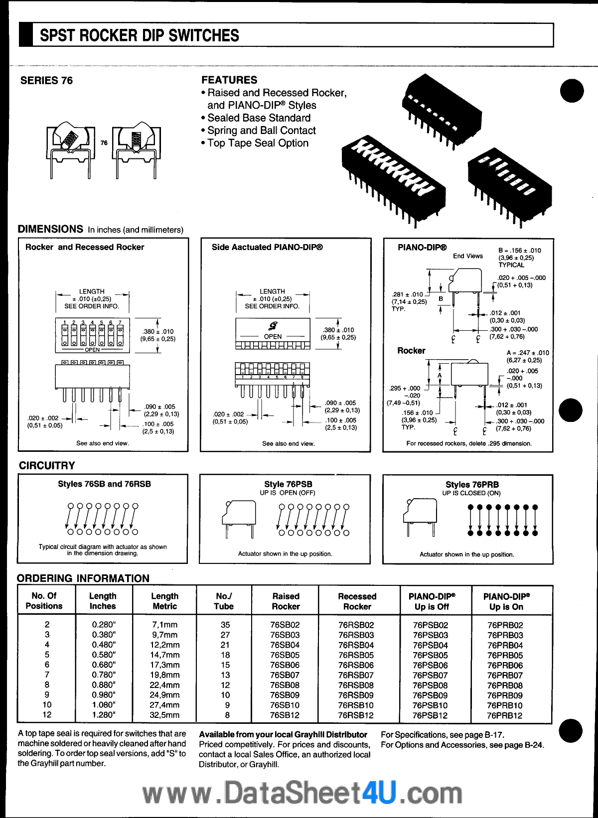 76PRB09 datasheet, circuit